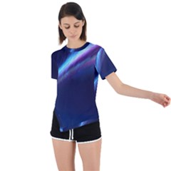 Light Fleeting Man s Sky Magic Asymmetrical Short Sleeve Sports Tee by Mariart