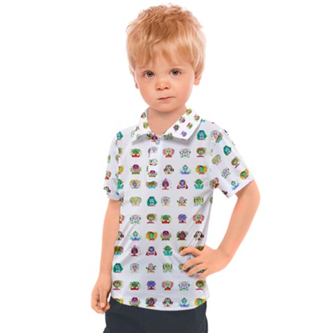 All The Aliens Teeny Kids  Polo Tee by ArtByAng