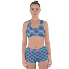 Geo Puzzle Racerback Boyleg Bikini Set by tmsartbazaar