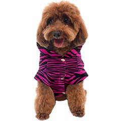 Pink Zebra Dog Coat by Angelandspot