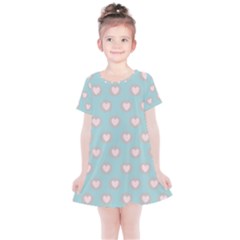 Stir Crazy For You - Blue  Kids  Simple Cotton Dress by MooMoosMumma