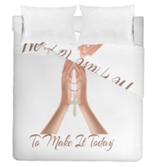 Panther World Limited Edition Prayer  Duvet Cover Double Side (queen Size) by Pantherworld143