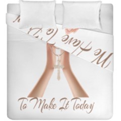 Panther World Limited Edition Prayer  Duvet Cover Double Side (king Size) by Pantherworld143