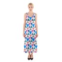 Multicolor Triangle Sleeveless Maxi Dress View1