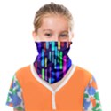 Abstract Line Face Covering Bandana (Kids) View1