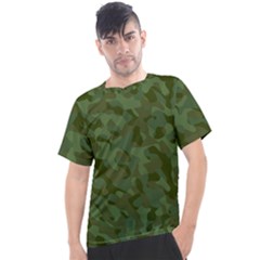 Green Army Camouflage Pattern Men s Sport Top by SpinnyChairDesigns