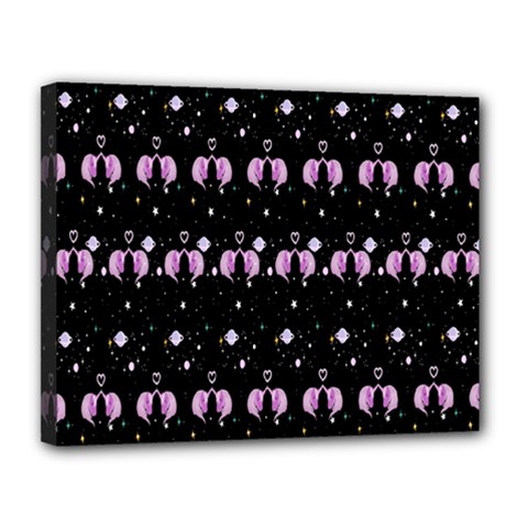 Galaxy Unicorns Canvas 14  X 11  (stretched) by Sparkle