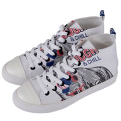 Choose To Be Tough & Chill Women s Mid-top Canvas Sneakers by Bigfootshirtshop