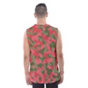 Pink and Green Camouflage Pattern Men s Basketball Tank Top View2