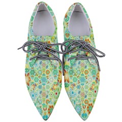 Bright Mosaic Pointed Oxford Shoes by ibelieveimages