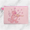 Cat With Violin Canvas Cosmetic Bag (XL) View1
