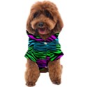 Colorful Zebra Dog Coat View1