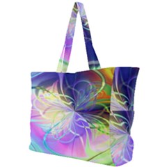 Rainbow Painting Patterns 3 Simple Shoulder Bag by DinkovaArt