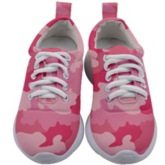 Camo Pink Kids Athletic Shoes by MooMoosMumma