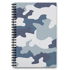 Camo Blue 5 5  X 8 5  Notebook by MooMoosMumma