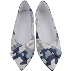 Camo Blue Women s Bow Heels by MooMoosMumma