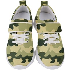 Camo Green Kids  Velcro Strap Shoes by MooMoosMumma