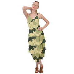 Camo Green Layered Bottom Dress by MooMoosMumma