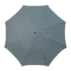 Grey Diamond Plate Metal Texture Golf Umbrellas by SpinnyChairDesigns