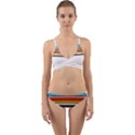 Vintage Stripes Wrap Around Bikini Set View1