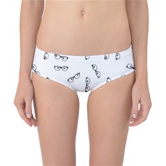 Geek Glasses With Eyes Classic Bikini Bottoms by SpinnyChairDesigns