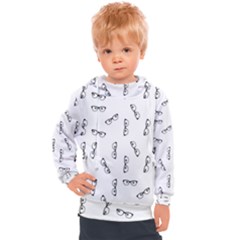 Geek Glasses With Eyes Kids  Hooded Pullover by SpinnyChairDesigns