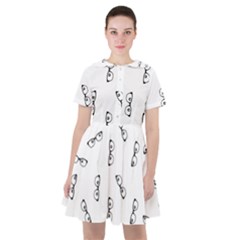 Geek Glasses With Eyes Sailor Dress by SpinnyChairDesigns