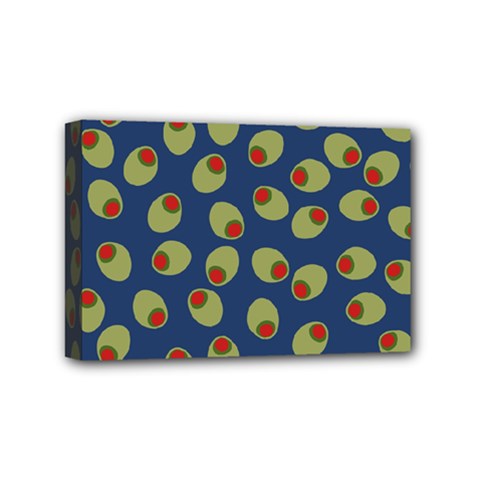 Green Olives With Pimentos Mini Canvas 6  X 4  (stretched) by SpinnyChairDesigns