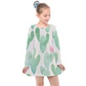 Photography-backdrops-for-baby-pictures-cactus-photo-studio-background-for-birthday-shower-xt-5654 Kids  Long Sleeve Dress View1