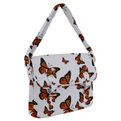 Monarch Butterflies Buckle Messenger Bag by SpinnyChairDesigns