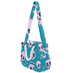 Skull Rope Handles Shoulder Strap Bag by Sobalvarro