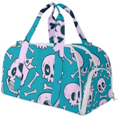 Skull Burner Gym Duffel Bag by Sobalvarro