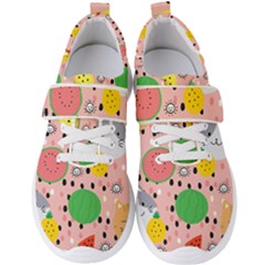 Cats And Fruits  Men s Velcro Strap Shoes by Sobalvarro