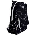 Black and White Music Notes Travelers  Backpack View2