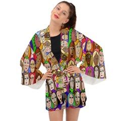 432sisters Long Sleeve Kimono by Kritter