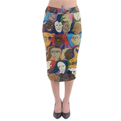 Sisters2020 Midi Pencil Skirt by Kritter