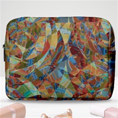 Boho Colorful Mosaic Make Up Pouch (large) by SpinnyChairDesigns