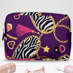 Chain Pattern  Make Up Pouch (medium) by designsbymallika