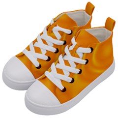 Honey Wave  Kids  Mid-top Canvas Sneakers by Sabelacarlos