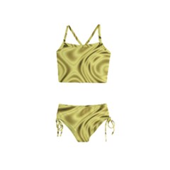 Golden Wave  Girls  Tankini Swimsuit by Sabelacarlos