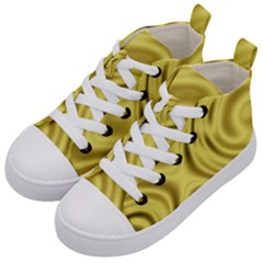 Golden Wave  Kids  Mid-top Canvas Sneakers by Sabelacarlos