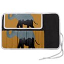 Illustrations Sketch Elephant Wallpaper Pen Storage Case (S) View2