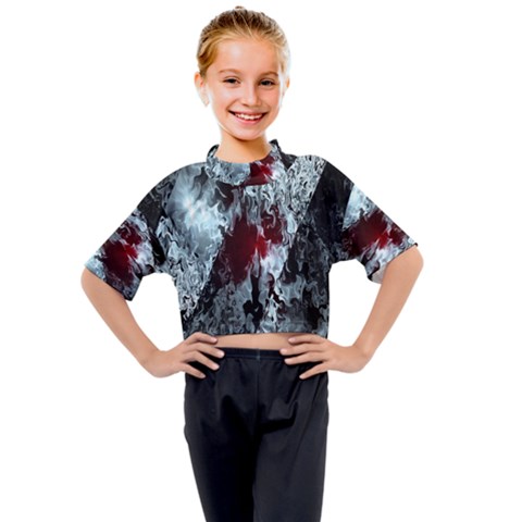 Flamelet Kids Mock Neck Tee by Sparkle