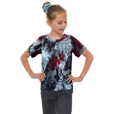 Flamelet Kids  Mesh Piece Tee by Sparkle