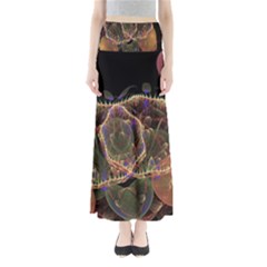 Fractal Geometry Full Length Maxi Skirt by Sparkle