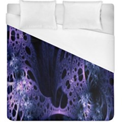 Fractal Web Duvet Cover (king Size) by Sparkle