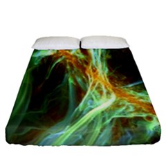 Abstract Illusion Fitted Sheet (queen Size) by Sparkle