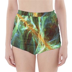 Abstract Illusion High-waisted Bikini Bottoms by Sparkle