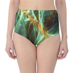 Abstract Illusion Classic High-waist Bikini Bottoms by Sparkle