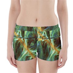 Abstract Illusion Boyleg Bikini Wrap Bottoms by Sparkle